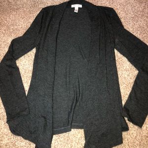 Charcoal grey cardigan